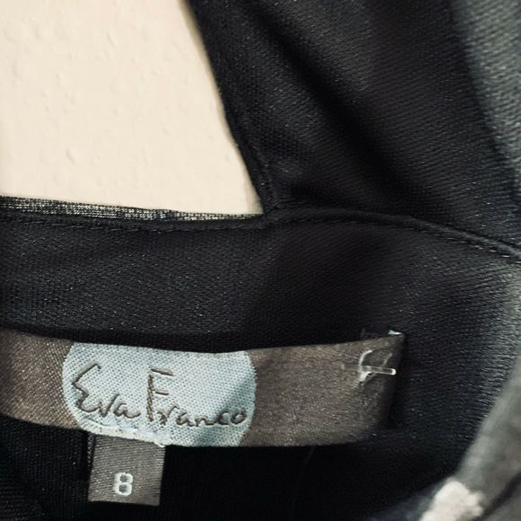 Eva Franco Brighton Metallic Knit Flower Dress - Picture 5 of 7